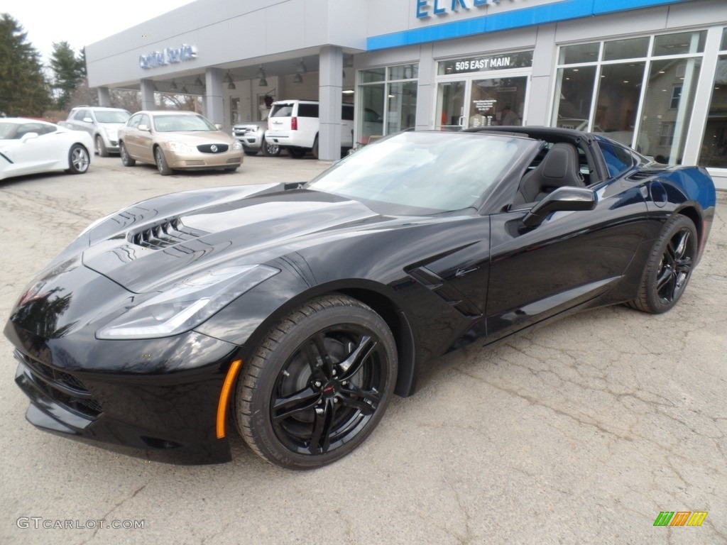 2017 Corvette Stingray Coupe - Black / Jet Black photo #1