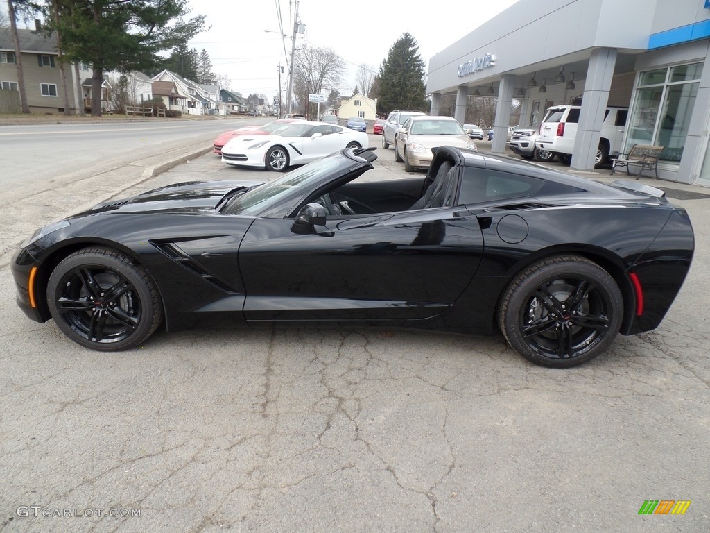 2017 Corvette Stingray Coupe - Black / Jet Black photo #5