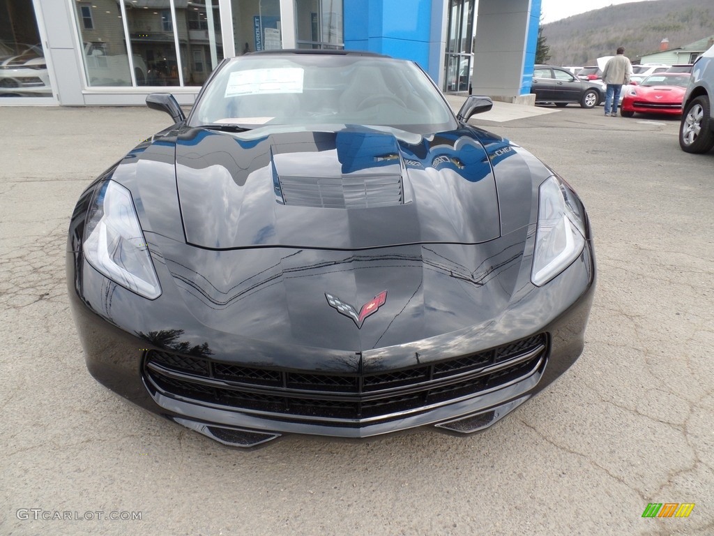 2017 Corvette Stingray Coupe - Black / Jet Black photo #6