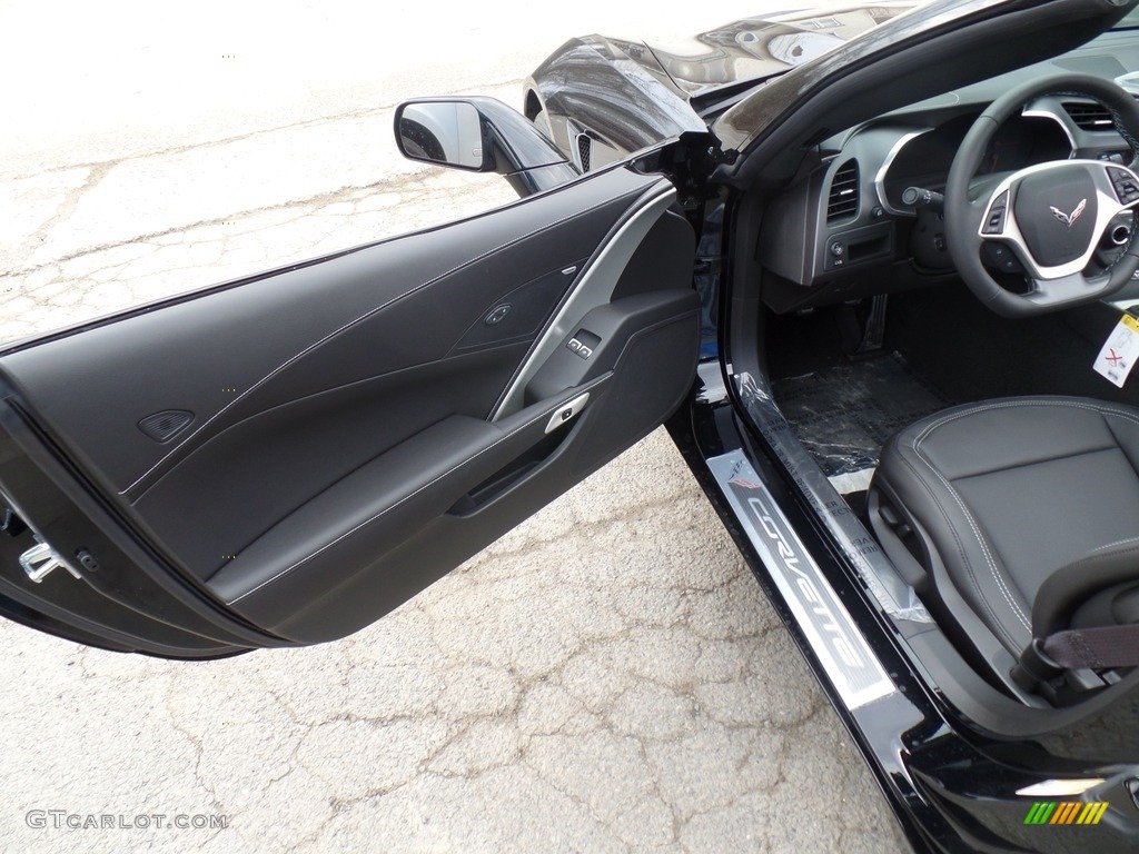2017 Corvette Stingray Coupe - Black / Jet Black photo #13