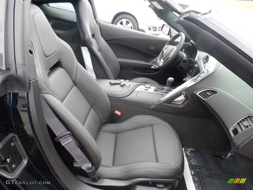 Jet Black Interior 2017 Chevrolet Corvette Stingray Coupe Photo #118858148