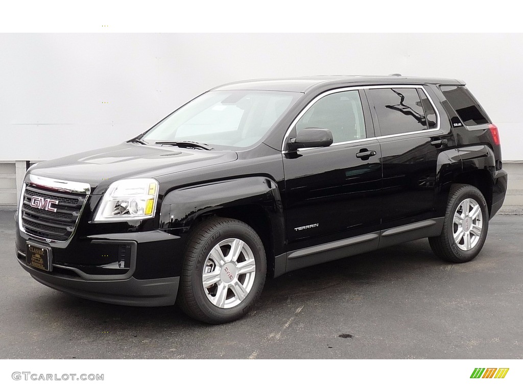 Onyx Black 2017 GMC Terrain SLE AWD Exterior Photo #118858733