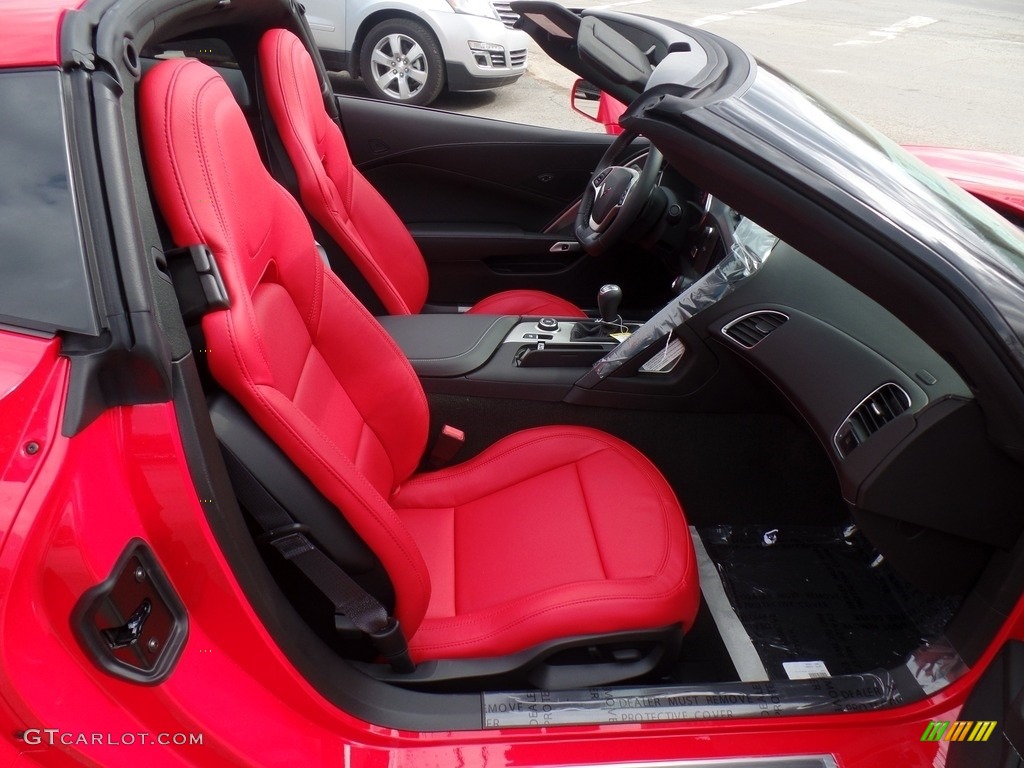 Adrenaline Red Interior 2017 Chevrolet Corvette Stingray Coupe Photo #118859171