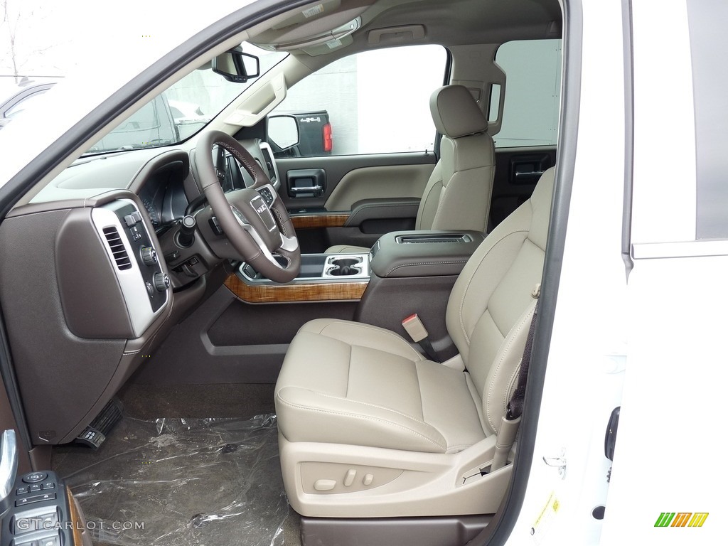 Cocoa/­Dune Interior 2017 GMC Sierra 1500 SLT Crew Cab 4WD Photo #118859825