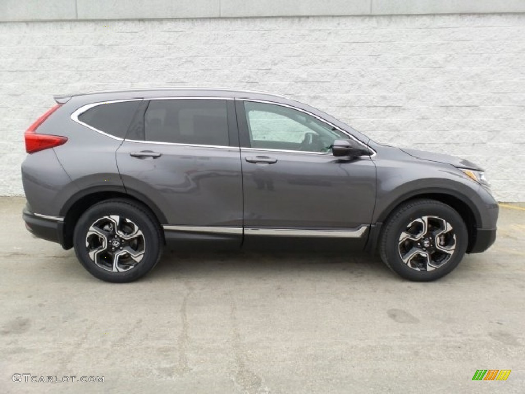 2017 CR-V Touring AWD - Modern Steel Metallic / Gray photo #2