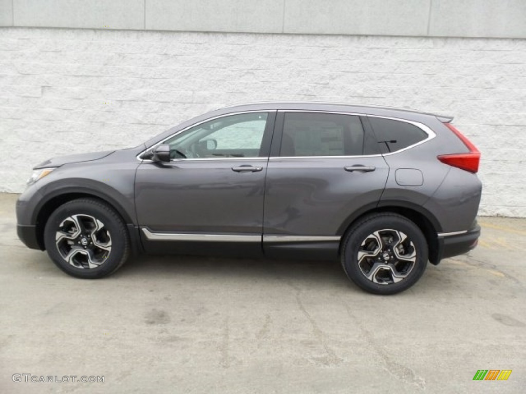 2017 CR-V Touring AWD - Modern Steel Metallic / Gray photo #6