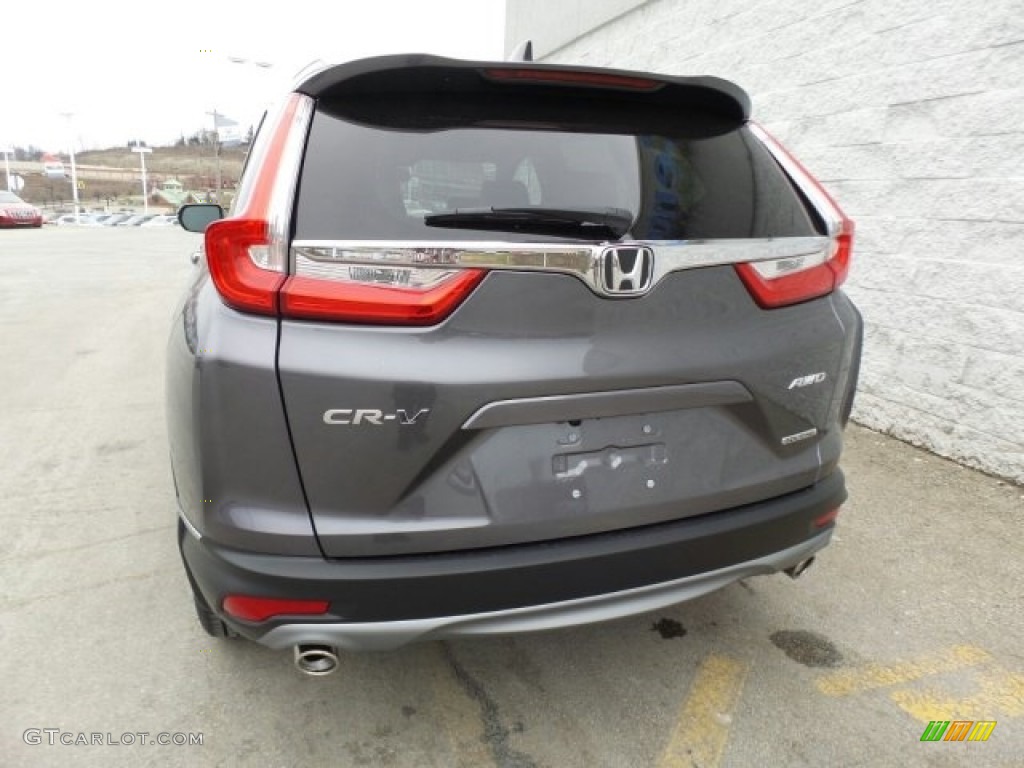 2017 CR-V Touring AWD - Modern Steel Metallic / Gray photo #7