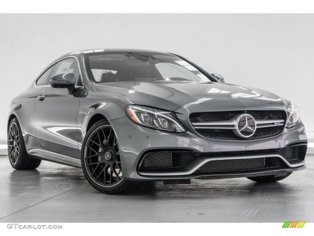 Selenite Grey Metallic 2017 Mercedes-Benz C 63 AMG Coupe Exterior Photo #118863332