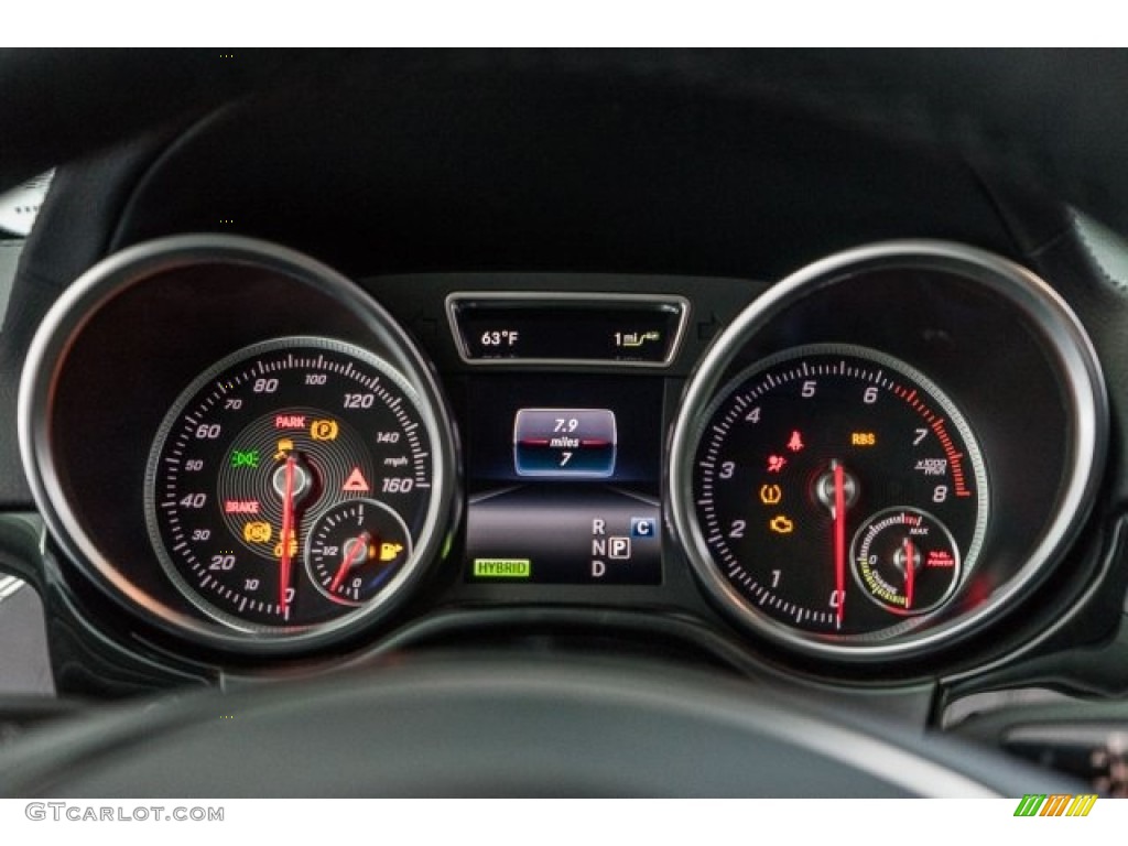 2017 Mercedes-Benz GLE 550e Gauges Photo #118863815