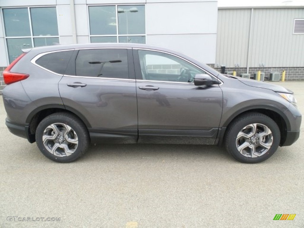 2017 CR-V EX-L AWD - Gunmetal Metallic / Gray photo #2