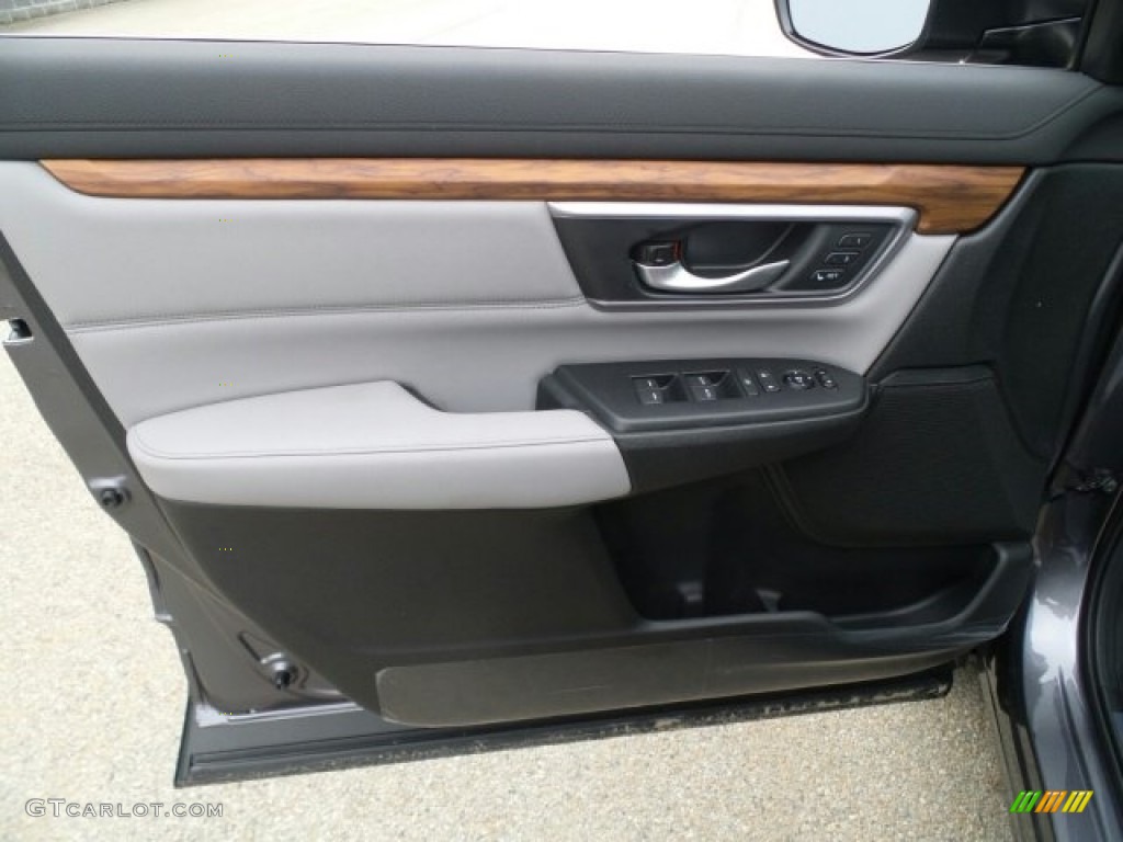 2017 CR-V EX-L AWD - Gunmetal Metallic / Gray photo #8