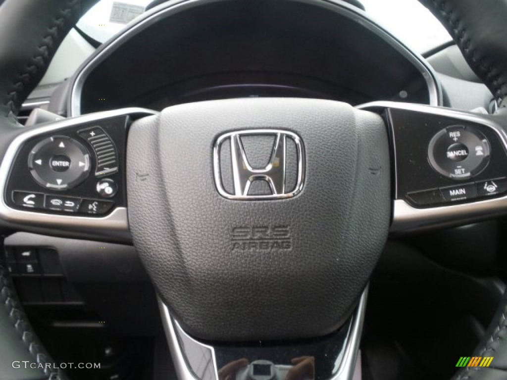 2017 CR-V EX-L AWD - Gunmetal Metallic / Gray photo #12