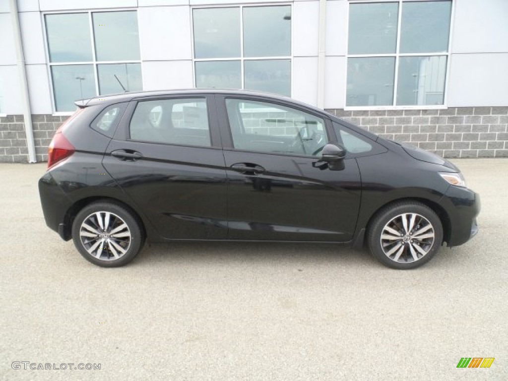 Crystal Black Pearl 2017 Honda Fit EX-L Exterior Photo #118865108