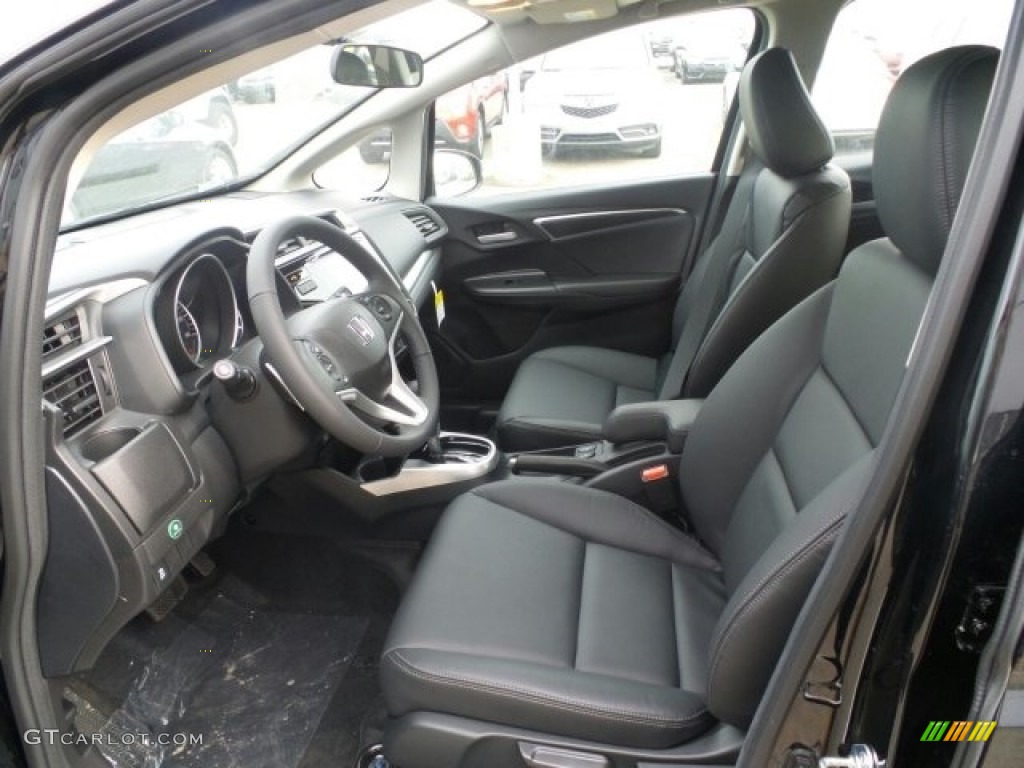 Black Interior 2017 Honda Fit EX-L Photo #118865246