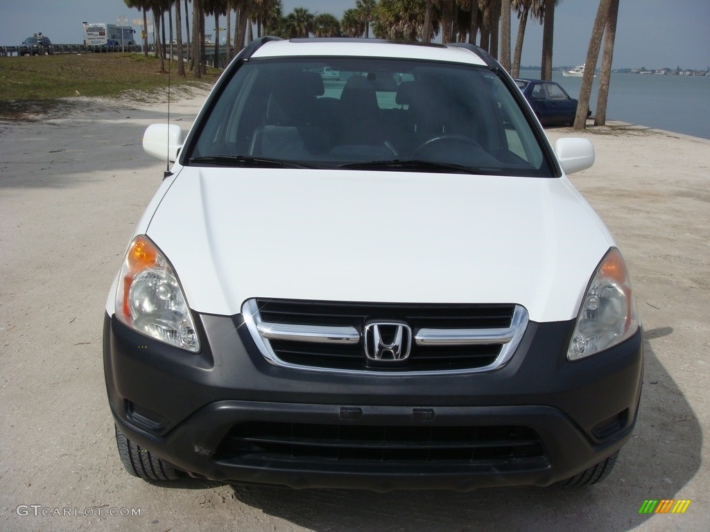 2003 CR-V EX 4WD - Taffeta White / Black photo #2