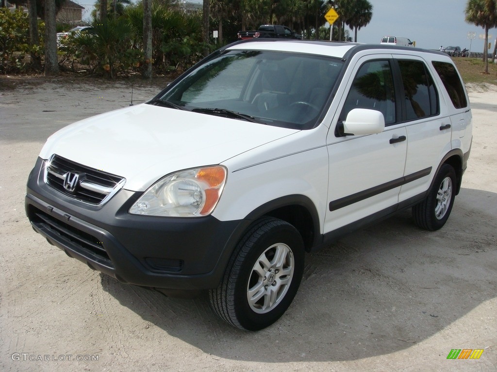 2003 CR-V EX 4WD - Taffeta White / Black photo #3
