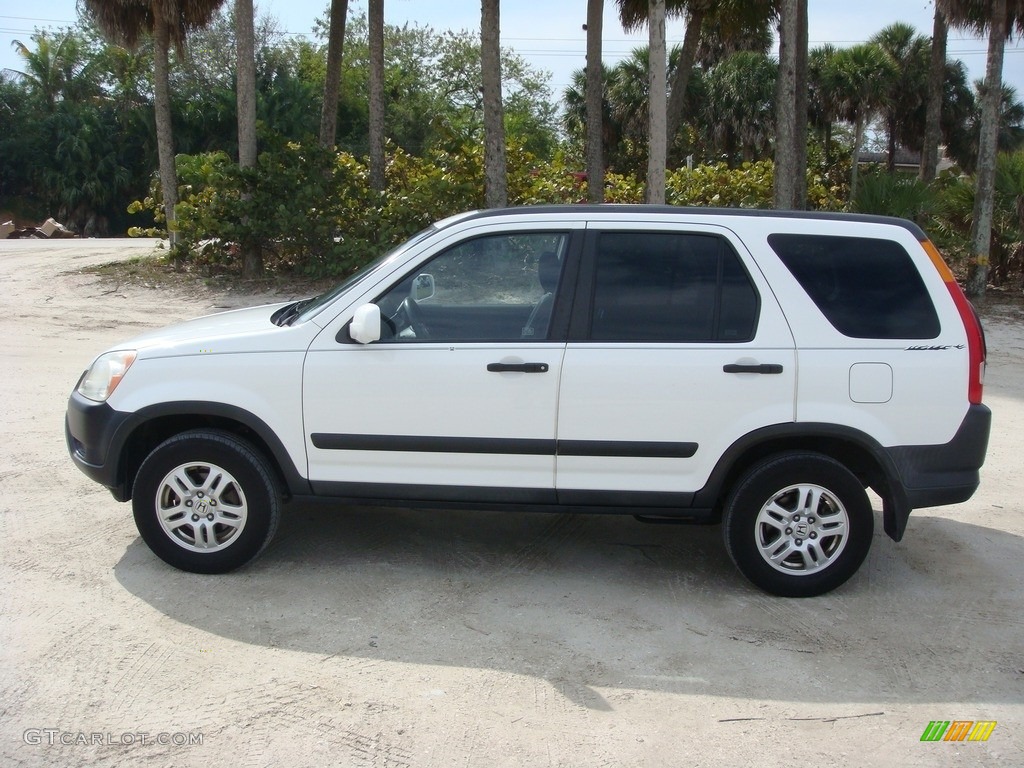 2003 CR-V EX 4WD - Taffeta White / Black photo #4