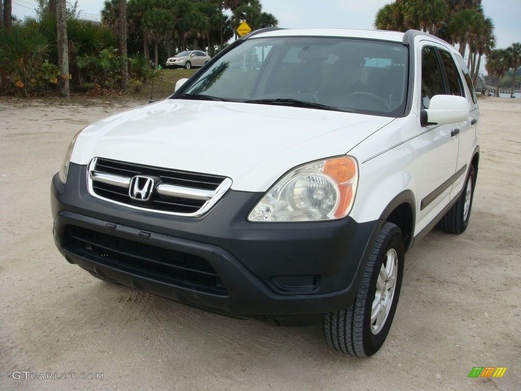 2003 CR-V EX 4WD - Taffeta White / Black photo #25