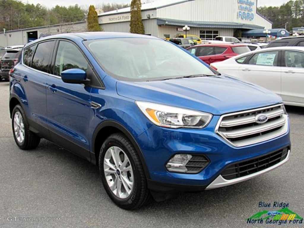 2017 Escape SE - Lightning Blue / Charcoal Black photo #7