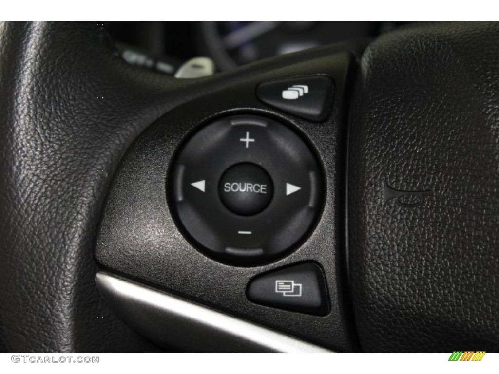 2015 Fit EX-L - Modern Steel Metallic / Black photo #12