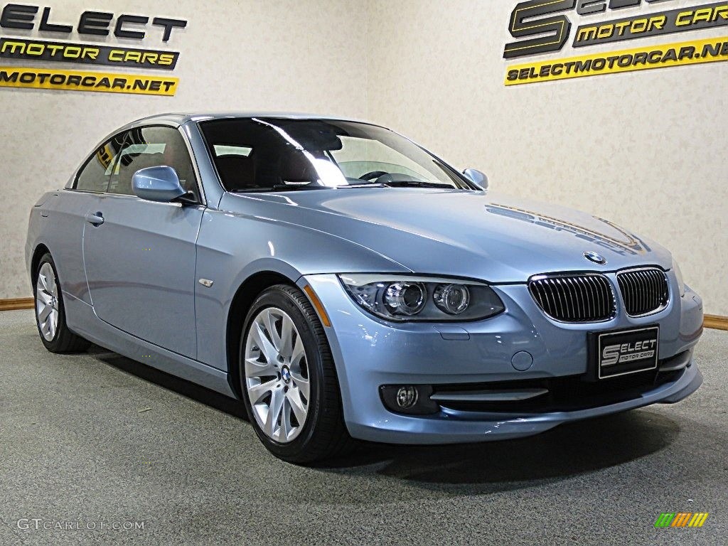 2013 3 Series 328i Convertible - Liquid Blue Metallic / Coral Red/Black photo #3