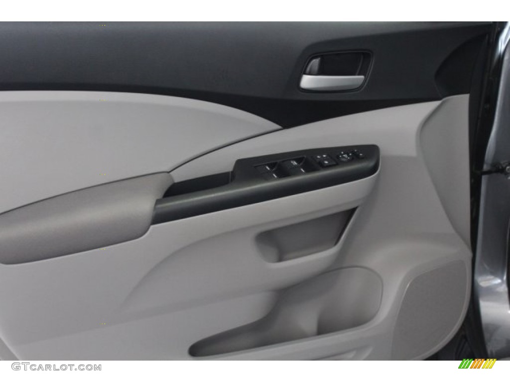 2014 CR-V LX AWD - Polished Metal Metallic / Gray photo #7