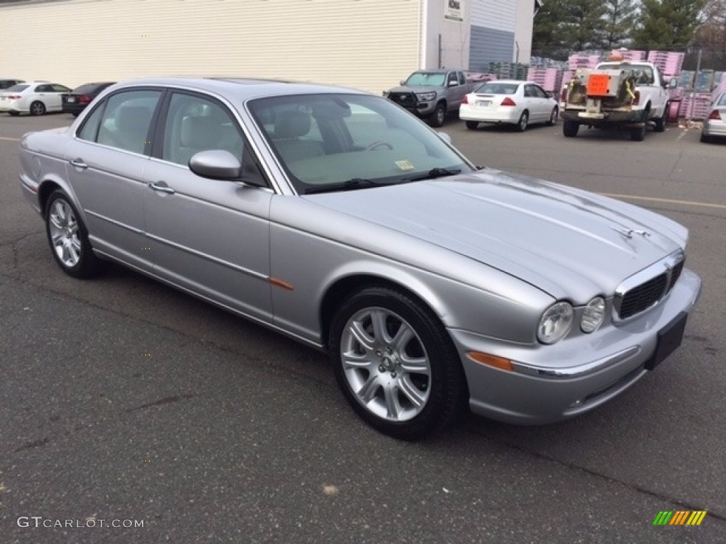 Platinum Silver Metallic 2004 Jaguar XJ XJ8 Exterior Photo #118867686