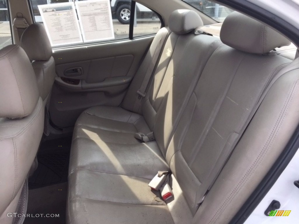 2006 Elantra GLS Sedan - Nordic White / Beige photo #6