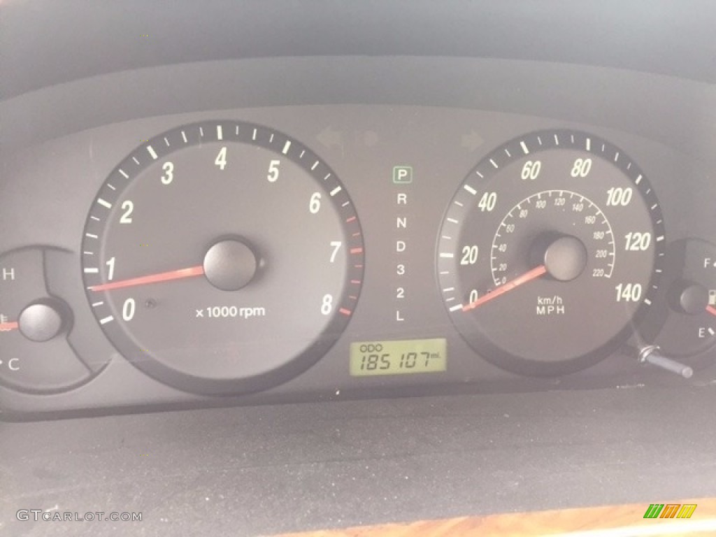 2006 Elantra GLS Sedan - Nordic White / Beige photo #9