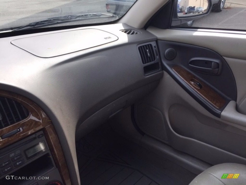 2006 Elantra GLS Sedan - Nordic White / Beige photo #23