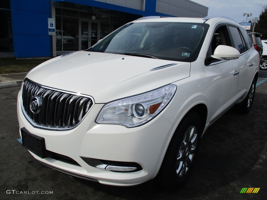 2014 Enclave Leather AWD - White Opal / Cocoa photo #16
