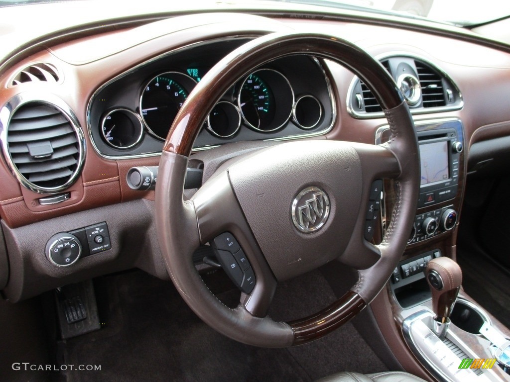 2014 Enclave Leather AWD - White Opal / Cocoa photo #27