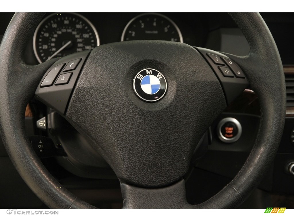 2008 5 Series 535xi Sedan - Platinum Bronze Metallic / Black Dakota Leather photo #9