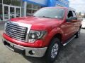 2012 Red Candy Metallic Ford F150 XLT SuperCab 4x4  photo #18