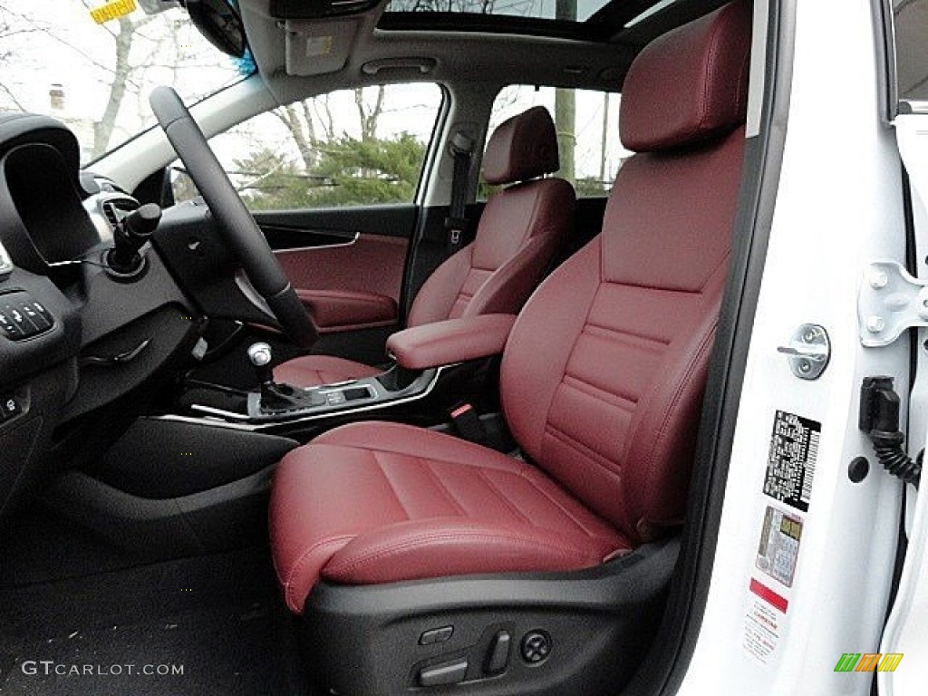 Merlot Interior 2017 Kia Sorento SX V6 AWD Photo #118871513