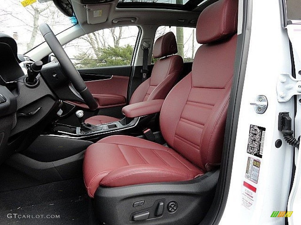 Merlot Interior 2017 Kia Sorento SX V6 AWD Photo #118871537