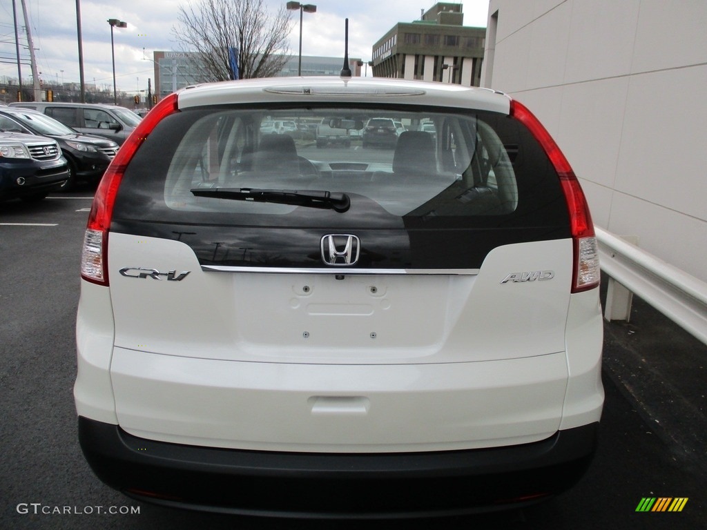 2014 CR-V LX AWD - White Diamond Pearl / Gray photo #5