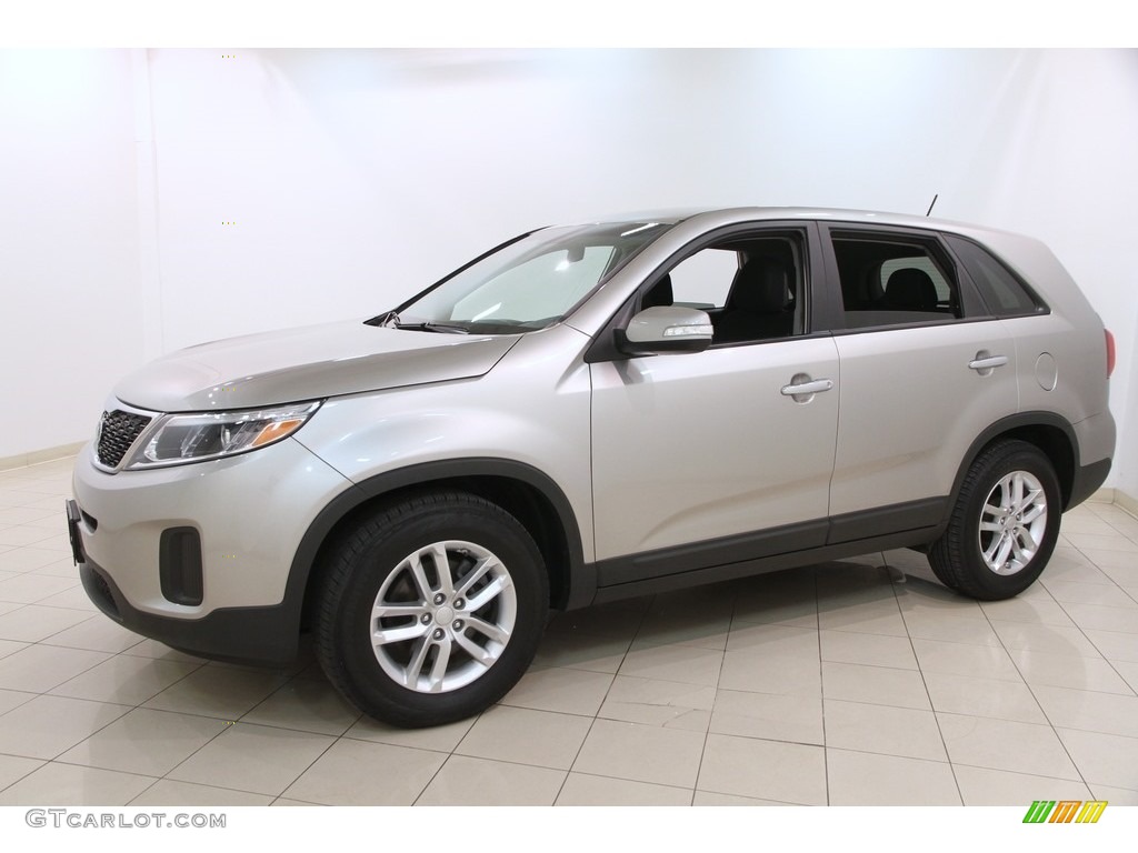 Satin Metal 2014 Kia Sorento LX Exterior Photo #118876324