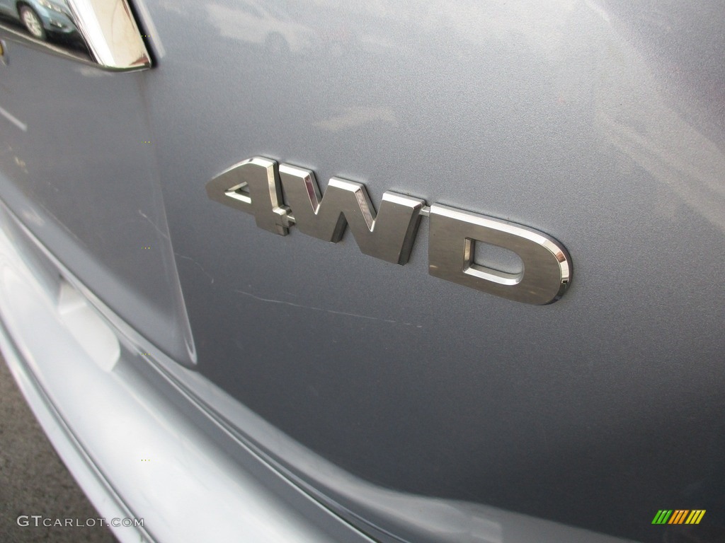 2011 CR-V EX 4WD - Glacier Blue Metallic / Gray photo #8