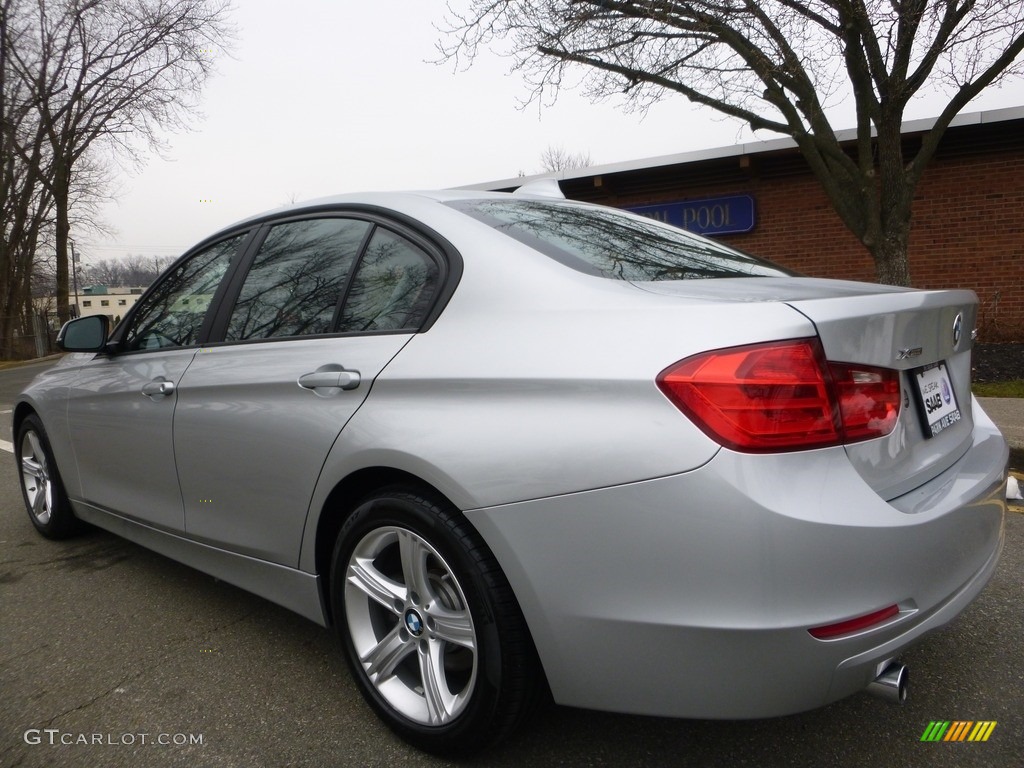 2014 3 Series 320i xDrive Sedan - Glacier Silver Metallic / Black photo #3