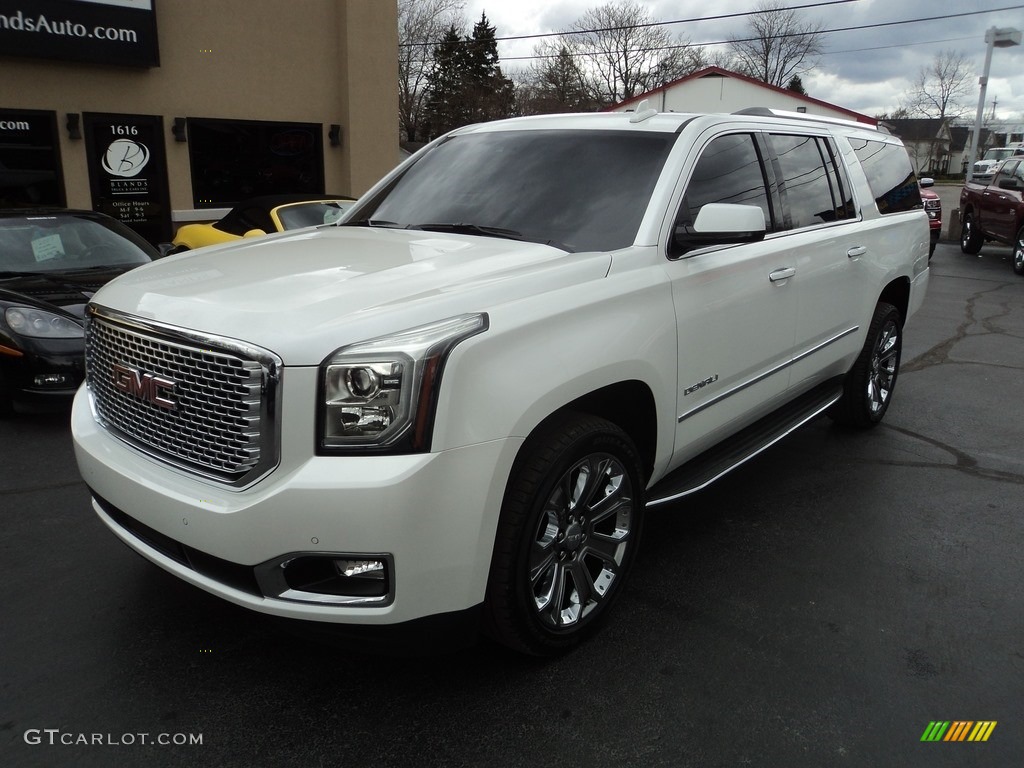 2016 Yukon XL Denali 4WD - White Frost Tricoat / Jet Black photo #2