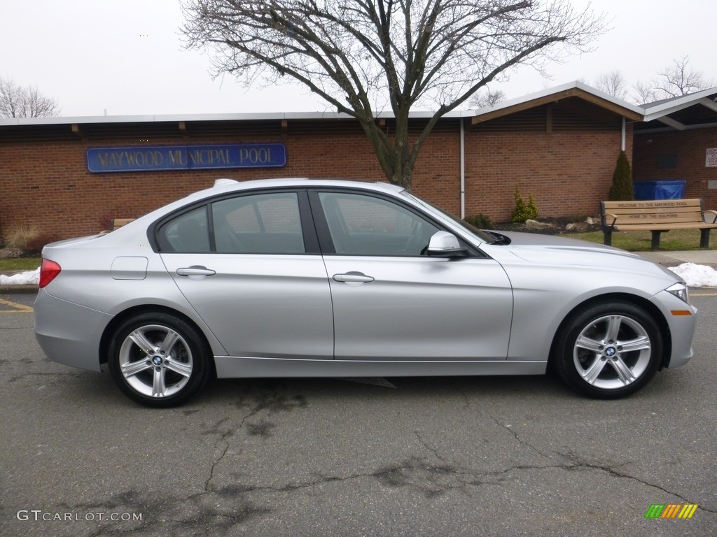 2014 3 Series 320i xDrive Sedan - Glacier Silver Metallic / Black photo #6