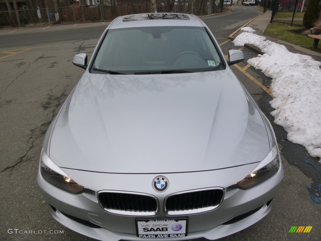 2014 3 Series 320i xDrive Sedan - Glacier Silver Metallic / Black photo #8