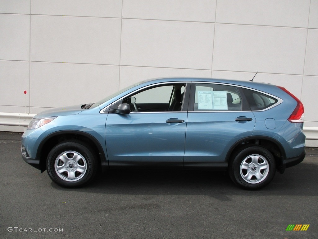 2014 CR-V LX AWD - Mountain Air Metallic / Black photo #2