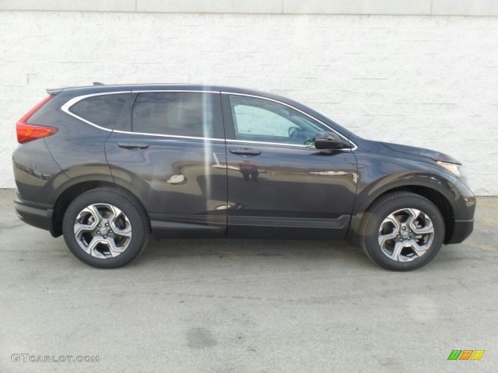 2017 CR-V EX AWD - Gunmetal Metallic / Gray photo #2