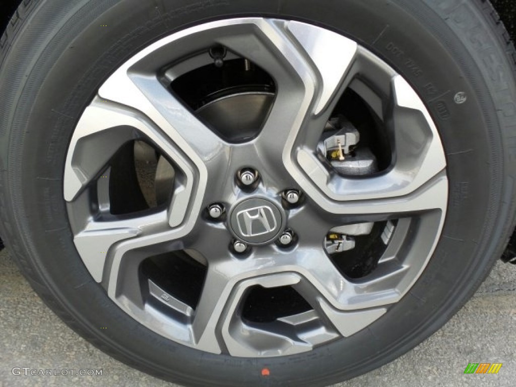 2017 CR-V EX AWD - Gunmetal Metallic / Gray photo #3