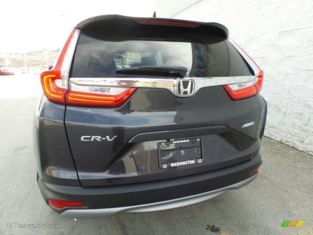2017 CR-V EX AWD - Gunmetal Metallic / Gray photo #7