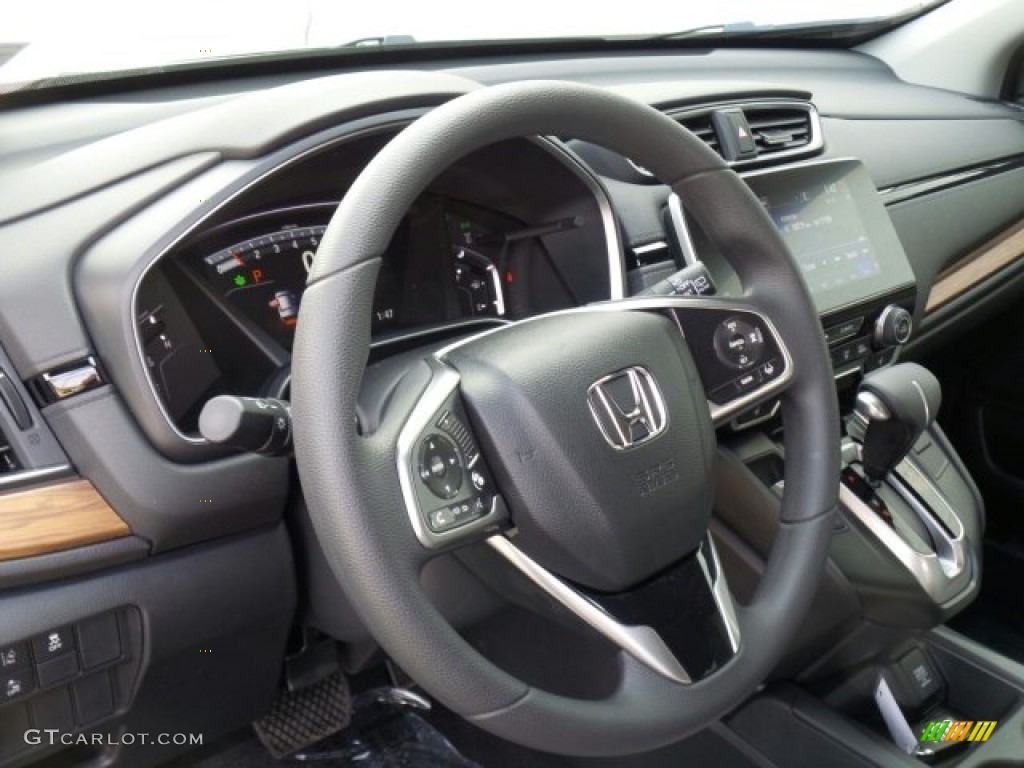 2017 CR-V EX AWD - Gunmetal Metallic / Gray photo #9