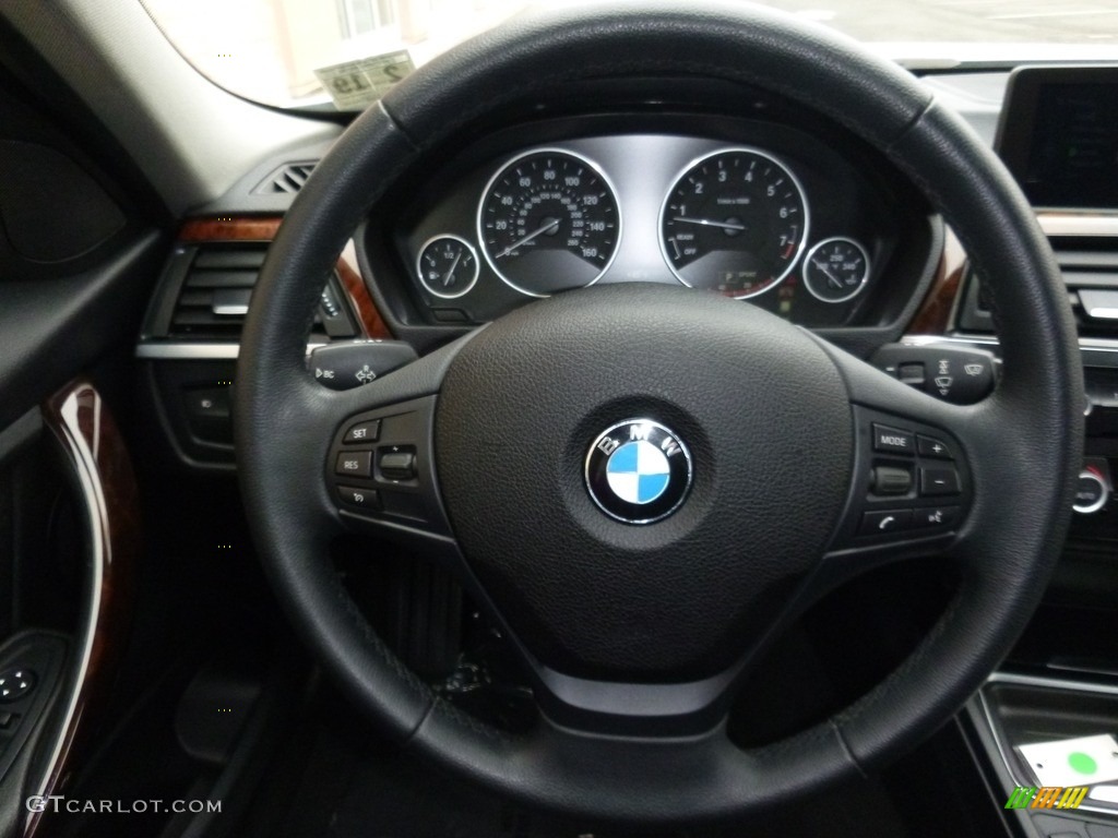 2014 3 Series 320i xDrive Sedan - Glacier Silver Metallic / Black photo #29