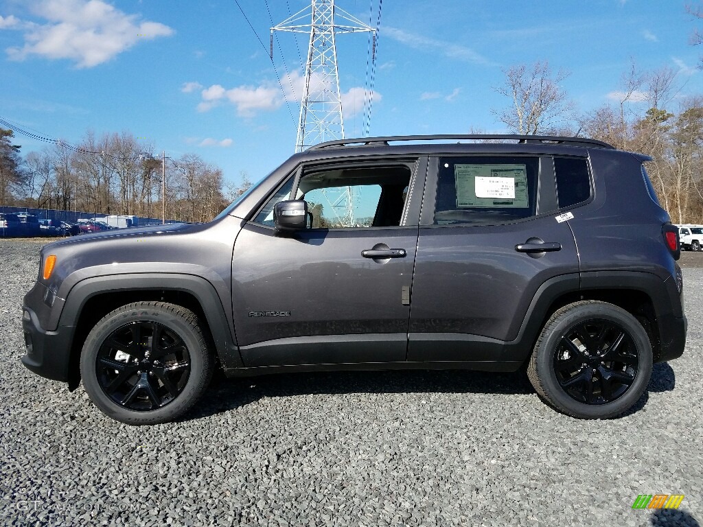 2017 Renegade Latitude - Granite Crystal Metallic / Black photo #3